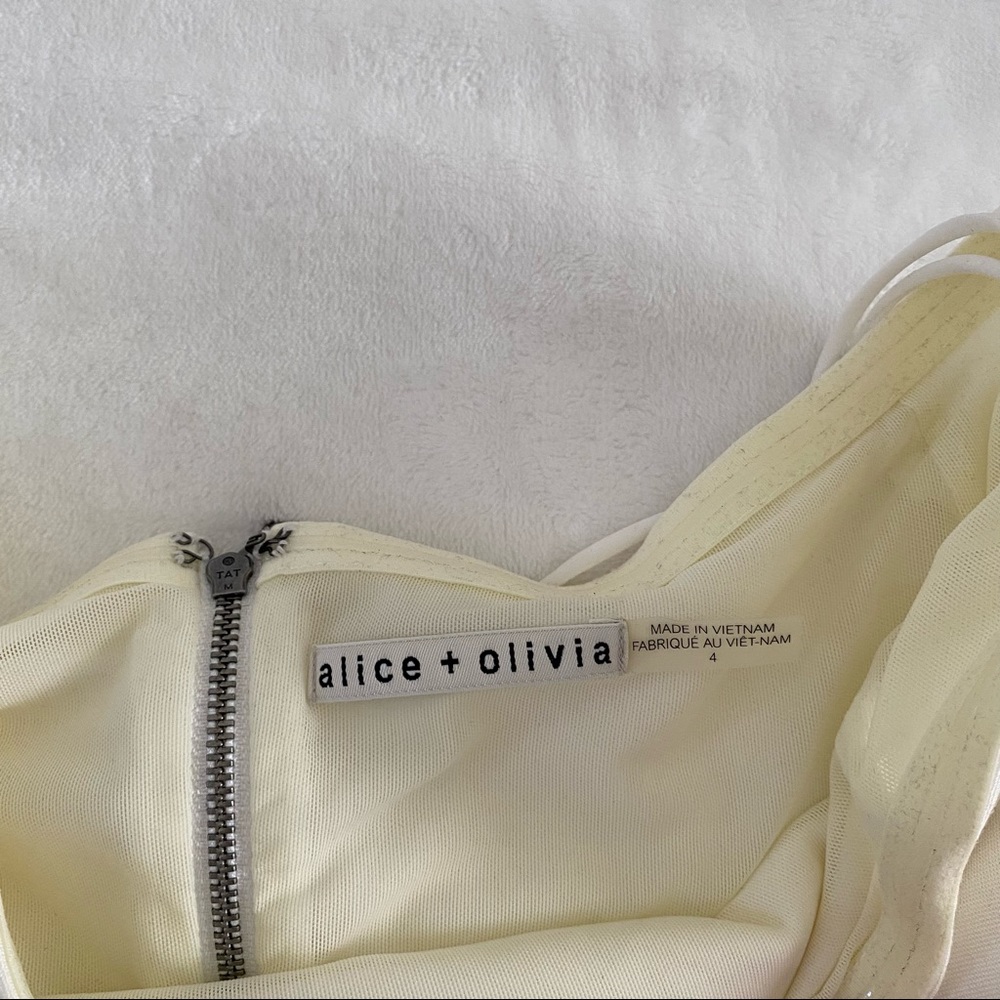 Alice & Olivia white mini dress - Picture 5 of 14